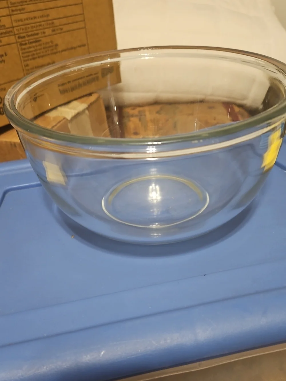 Clear Glass Mixing Bowl - Transparent Glass Bakeware